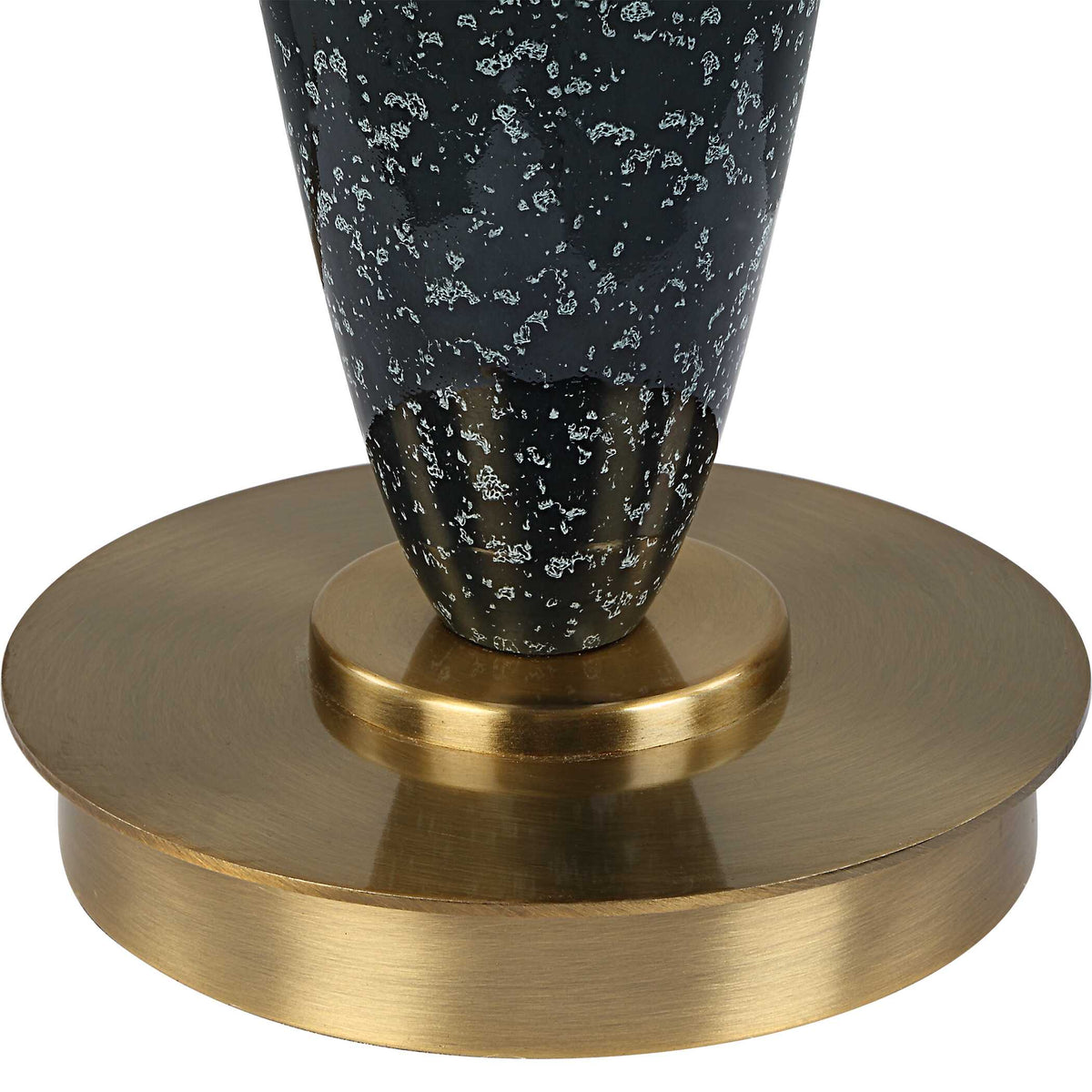 Remy Blue/Brass/White Polished Table Lamp - Ornate Home