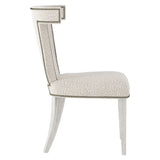 Remy Glacier White/Off-White Fabric Side Chair - Ornate Home