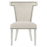 Remy Glacier White/Off-White Fabric Side Chair - Ornate Home