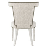 Remy Glacier White/Off-White Fabric Side Chair - Ornate Home