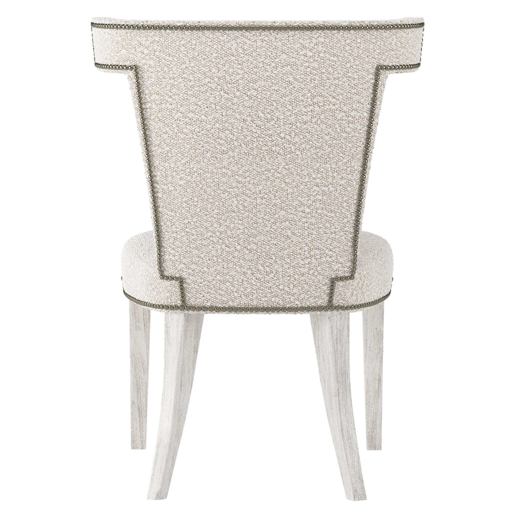 Remy Glacier White/Off-White Fabric Side Chair - Ornate Home