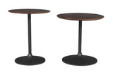 Remy Gunmetal/Brown Nesting Table (Set of 2) - Ornate Home