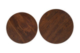 Remy Gunmetal/Brown Nesting Table (Set of 2) - Ornate Home