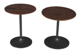 Remy Gunmetal/Brown Nesting Table (Set of 2) - Ornate Home