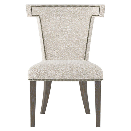 Remy Portobello/Off-White Fabric Side Chair - Ornate Home