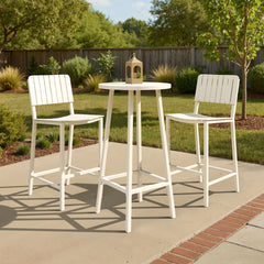 Ren White Bar Table - Ornate Home