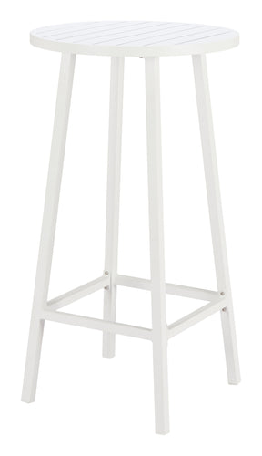 Ren White Outdoor Bar Table - Ornate Home