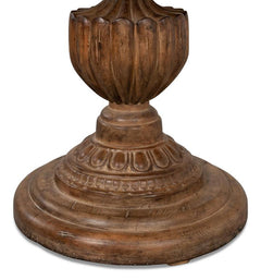 Renaissance Brown Pedestal Dining Table - Ornate Home
