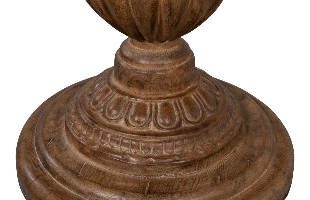 Renaissance Brown Pedestal Dining Table - Ornate Home