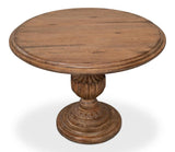 Renaissance Brown Pedestal Dining Table - Ornate Home