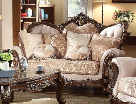 Renaissance Chenille Living Room Set / 3pc - Ornate Home