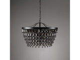 Renata Black Chandelier (28" W) - Ornate Home