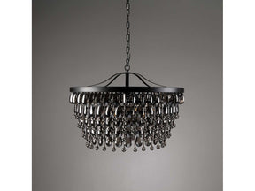 Renata Black Chandelier (28" W) - Ornate Home