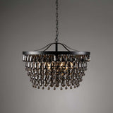 Renata Black Chandelier (28" W) - Ornate Home
