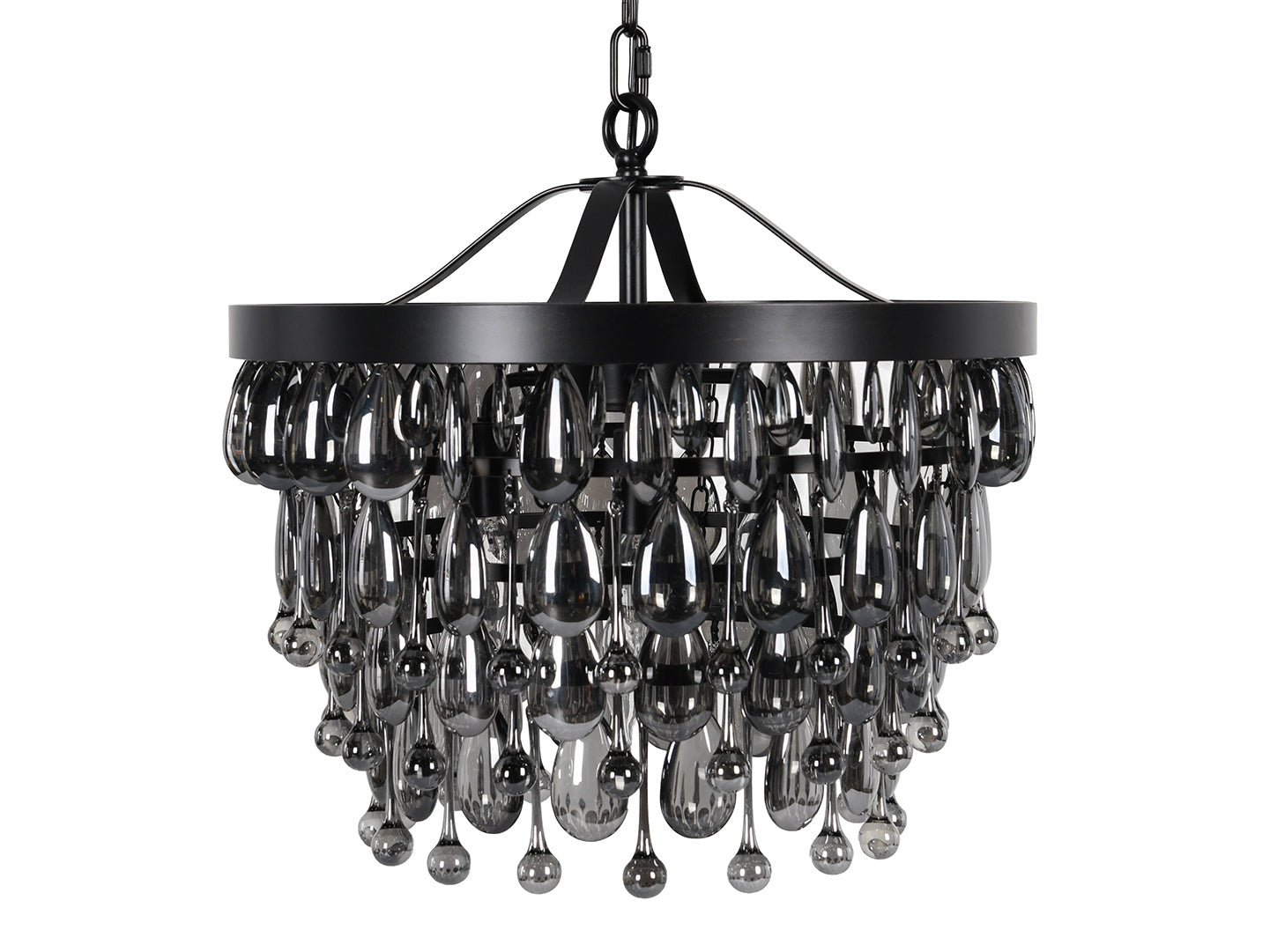 Renata Black Chandelier - Ornate Home