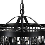Renata Black Chandelier - Ornate Home