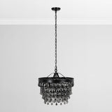 Renata Black Chandelier - Ornate Home