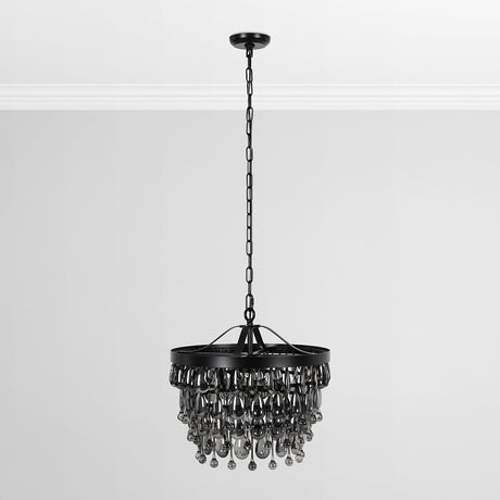 Renata Black Chandelier - Ornate Home