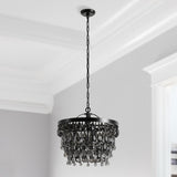 Renata Black Chandelier - Ornate Home