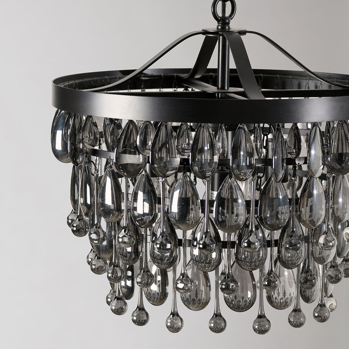 Renata Black Chandelier - Ornate Home