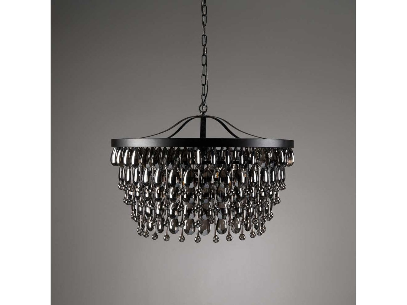 Renata Black Chandelier - Ornate Home