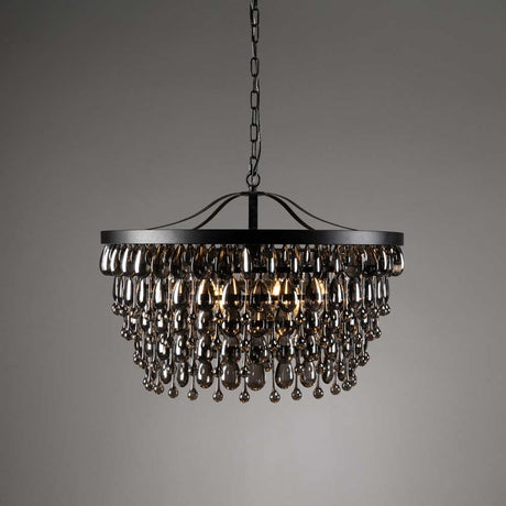 Renata Black Chandelier - Ornate Home