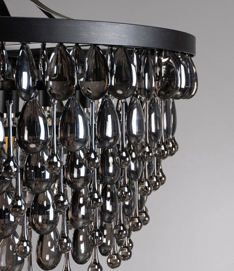Renata Black Chandelier - Ornate Home