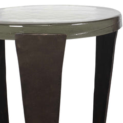 Renaud Dark Bronze Drink Table - Ornate Home