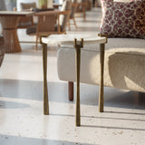 Rench White Side Table - Ornate Home