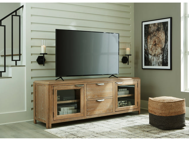 Rencott Light Brown 80" TV Stand (Online Special Price) - Ornate Home