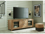 Rencott Light Brown 80" TV Stand - Ornate Home
