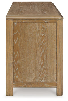Rencott Light Brown 80" TV Stand - Ornate Home