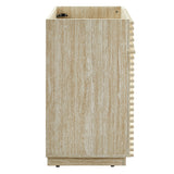Render 24" Faux Travertine Bathroom Vanity Cabinet (Sink Not Included) - Ornate Home