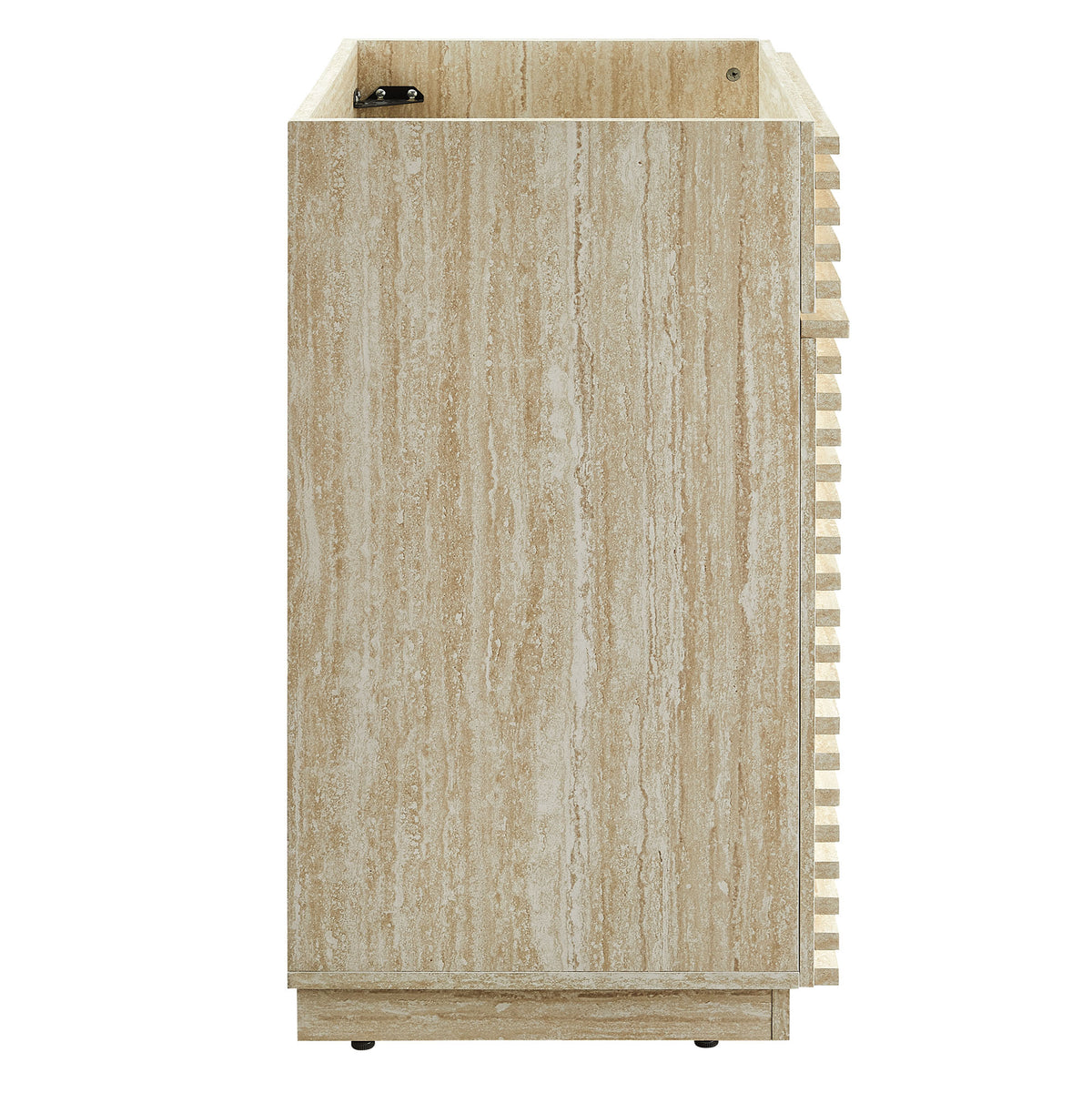 Render 24" Faux Travertine Bathroom Vanity Cabinet (Sink Not Included) - Ornate Home