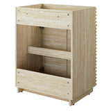 Render 24" Faux Travertine Bathroom Vanity Cabinet (Sink Not Included) - Ornate Home