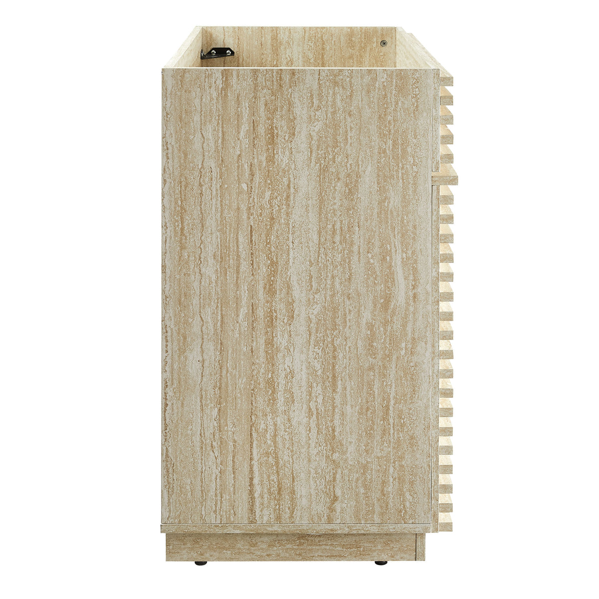 Render 36" Faux Travertine Bathroom Vanity Cabinet (Sink Not Included) - Ornate Home