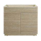 Render 36" Faux Travertine Bathroom Vanity Cabinet (Sink Not Included) - Ornate Home