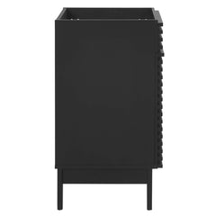 Render Black 24" Bathroom Vanity Cabinet (Sink Basin Not Included) - Ornate Home