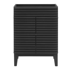 Render Black 24" Bathroom Vanity Cabinet (Sink Basin Not Included) - Ornate Home