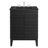 Render Black 24" Bathroom Vanity - Ornate Home