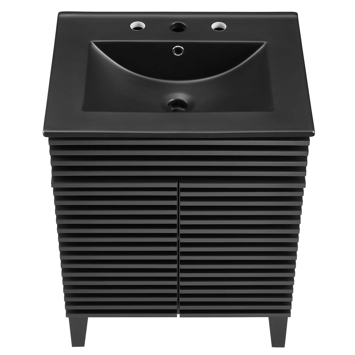 Render Black 24" Bathroom Vanity - Ornate Home