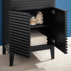 Render Black/White 24" Bathroom Vanity - Ornate Home