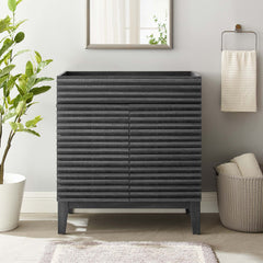 Render Charcoal 30" Bathroom Vanity Cabinet (Sink Basin Not Included) - Ornate Home