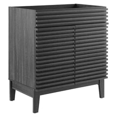 Render Charcoal 30" Bathroom Vanity Cabinet (Sink Basin Not Included) - Ornate Home