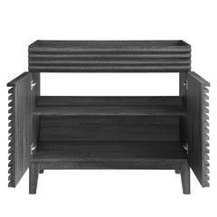 Render Charcoal 36" Bathroom Vanity Cabinet - Ornate Home