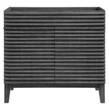 Render Charcoal 36" Bathroom Vanity Cabinet - Ornate Home