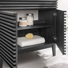 Render Charcoal 36" Bathroom Vanity Cabinet - Ornate Home