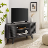 Render Charcoal 46" Corner TV Stand - Ornate Home