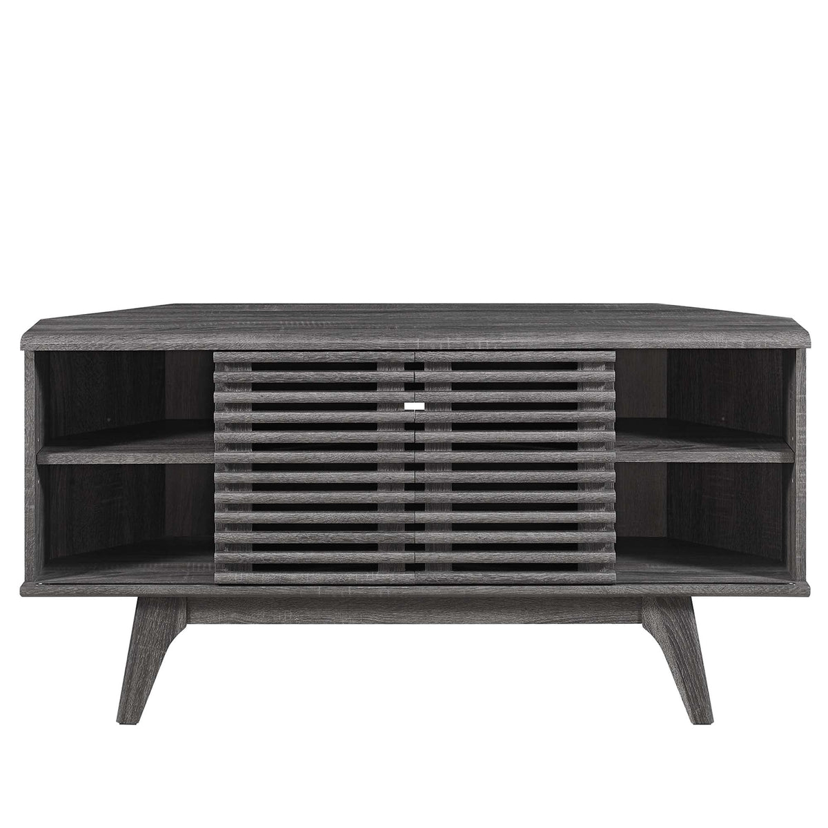 Render Charcoal 46" Corner TV Stand - Ornate Home