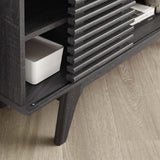 Render Charcoal 46" Corner TV Stand - Ornate Home